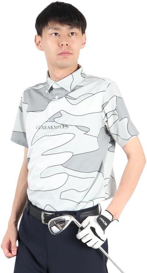 

Мужская поло-рубашка Luxe Plus Camo в стиле стритстайл Luxeakmplus, белый