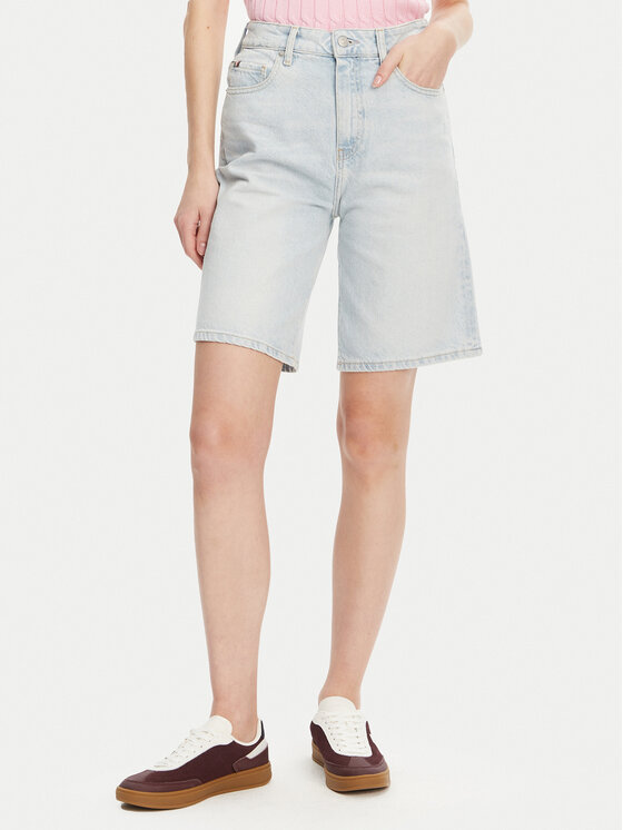

Джинсовые шорты свободного кроя WW0WW44388 Tommy Hilfiger, синий