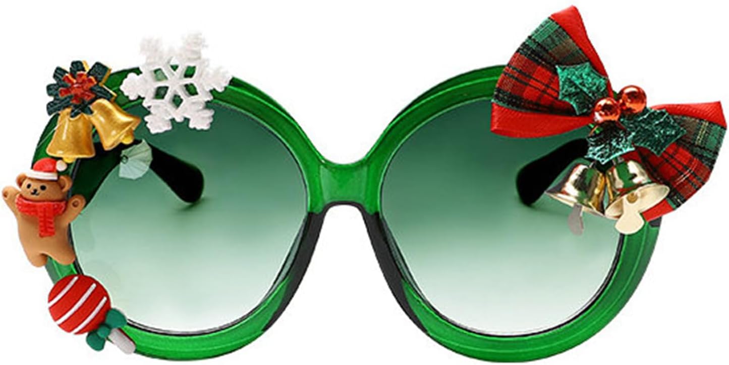 

Женские солнцезащитные очки Helena Fashion Oversized круглой формы, конфетного цвета, для Рождества, с защитой от УФ-излучения UV400, в стиле ретро для вечеринок и отдыха на открытом воздухе, C2