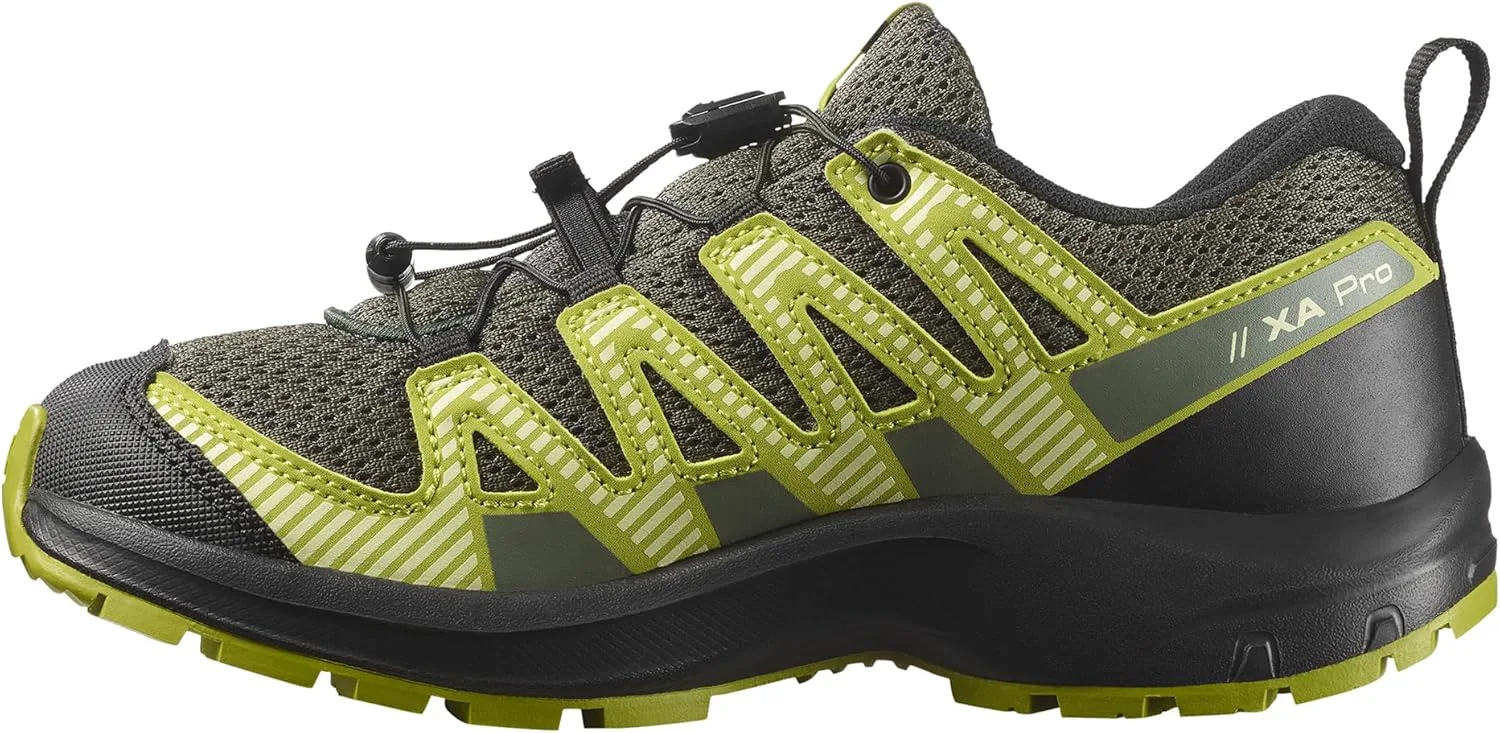 Унисекс-детские кроссовки для трейлраннинга Salomon Kids Xa Pro V8, черный — фото 3