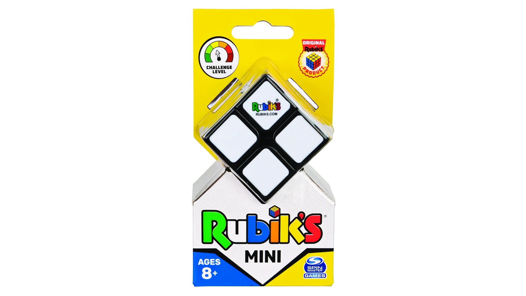 

Rubik's Mini 2x2 Кубик Рубика кубик 2x2 для начинающих от 8 лет и для путешествий Spin Master