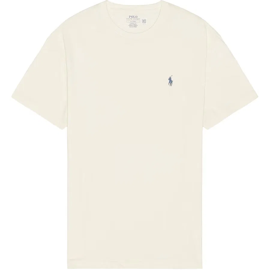 Футболка с вышитым логотипом Polo Ralph Lauren, Milk