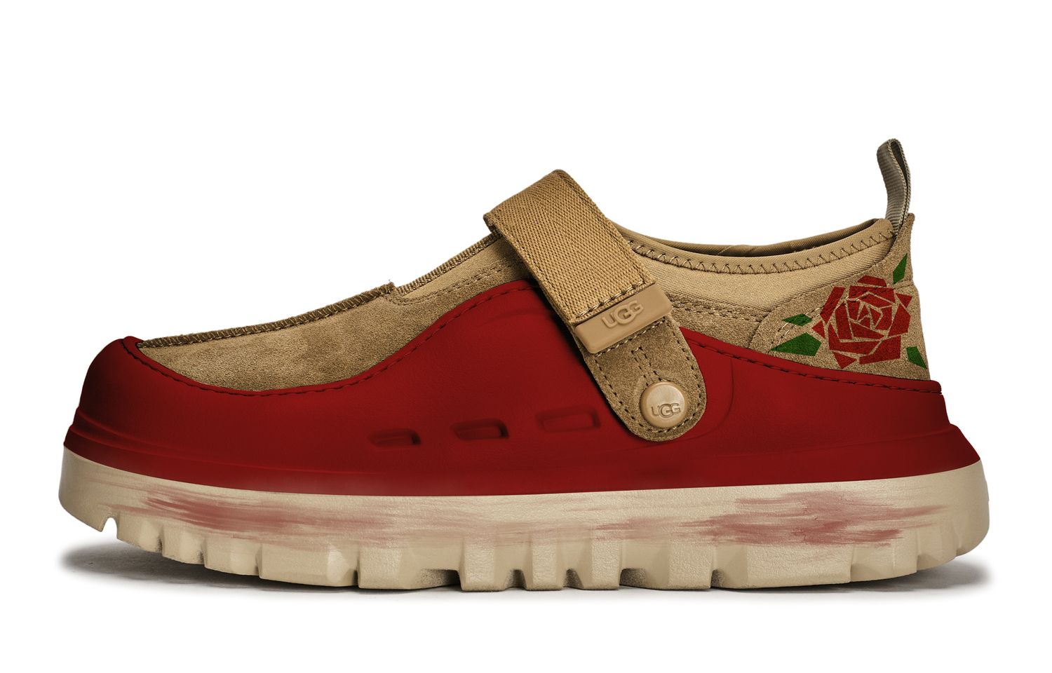 

PeakMod Lowcut 811 Manufacturing, Geometric Rose низкие повседневные кроссовки мужские chestnut red brown UGG, Chestnut красный коричневый