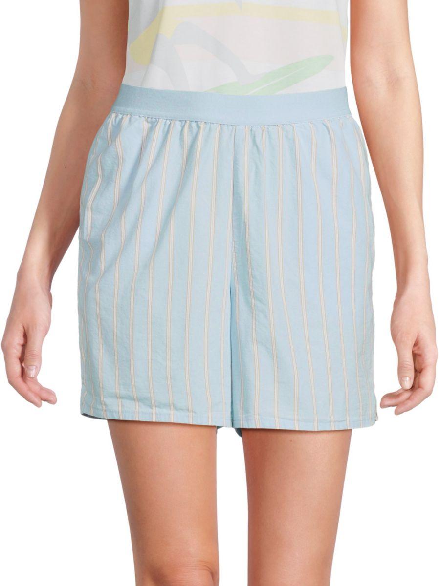 

Полосатые шорты Vero Moda, цвет Airy Blue