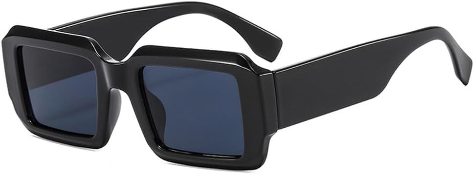 

Винтажные квадратные женские солнцезащитные очки UV400, модные очки с контрастными цветами, мужские трендовые солнцезащитные очки в стиле панк с градиентом WNCKSQ, Black Grey