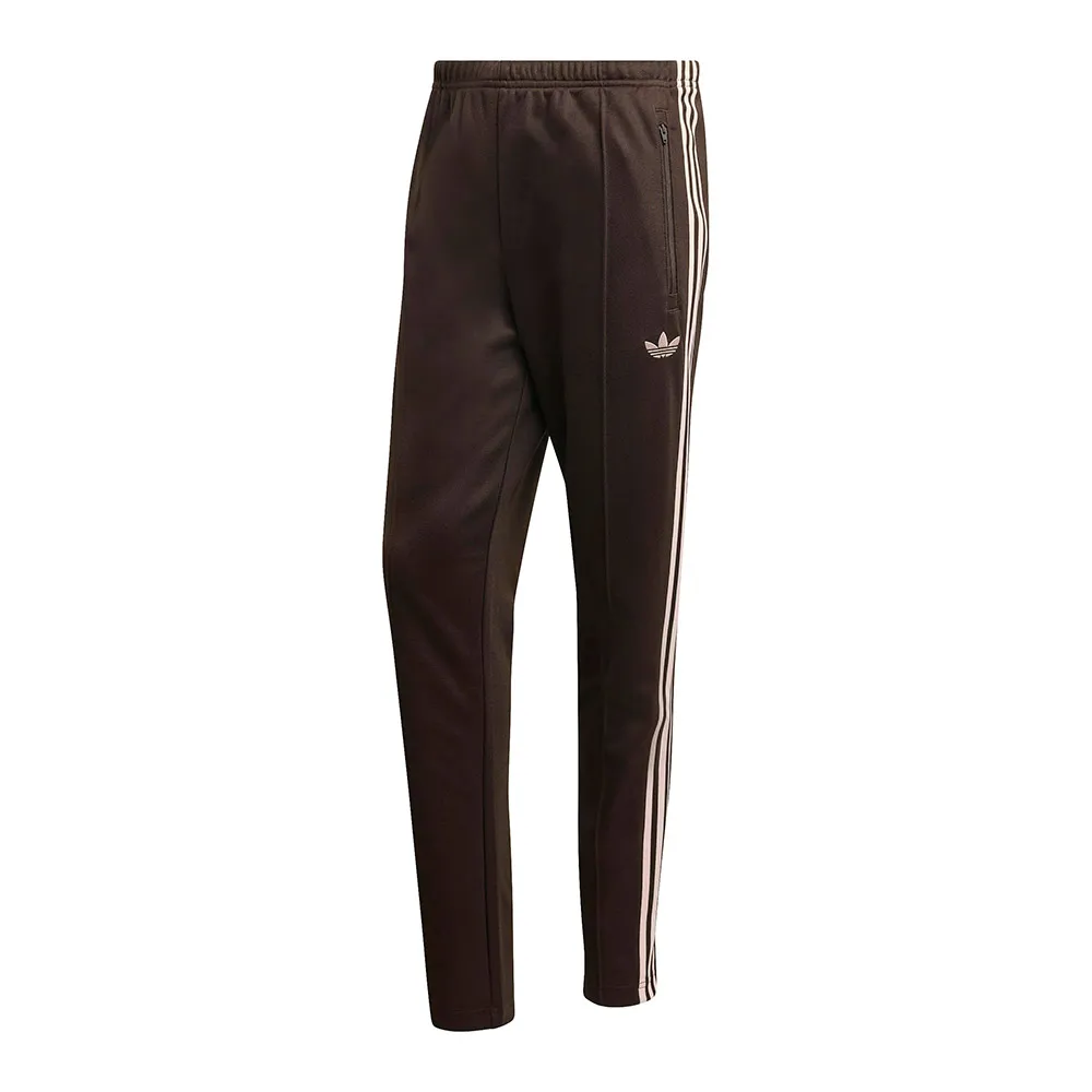 Классические узкие брюки adidas Originals, коричневый — фото 3