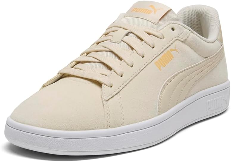 Мужские кроссовки PUMA Smash 3.0 Geometric на шнуровке, повседневные - белые — фото 2