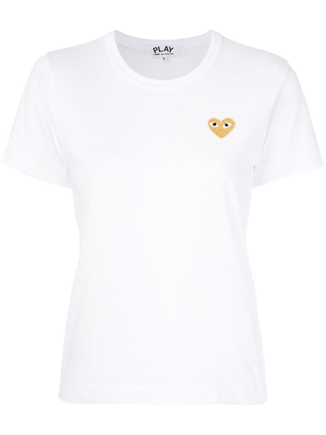 

Comme Des Garçons Play футболка с нашивкой, белый