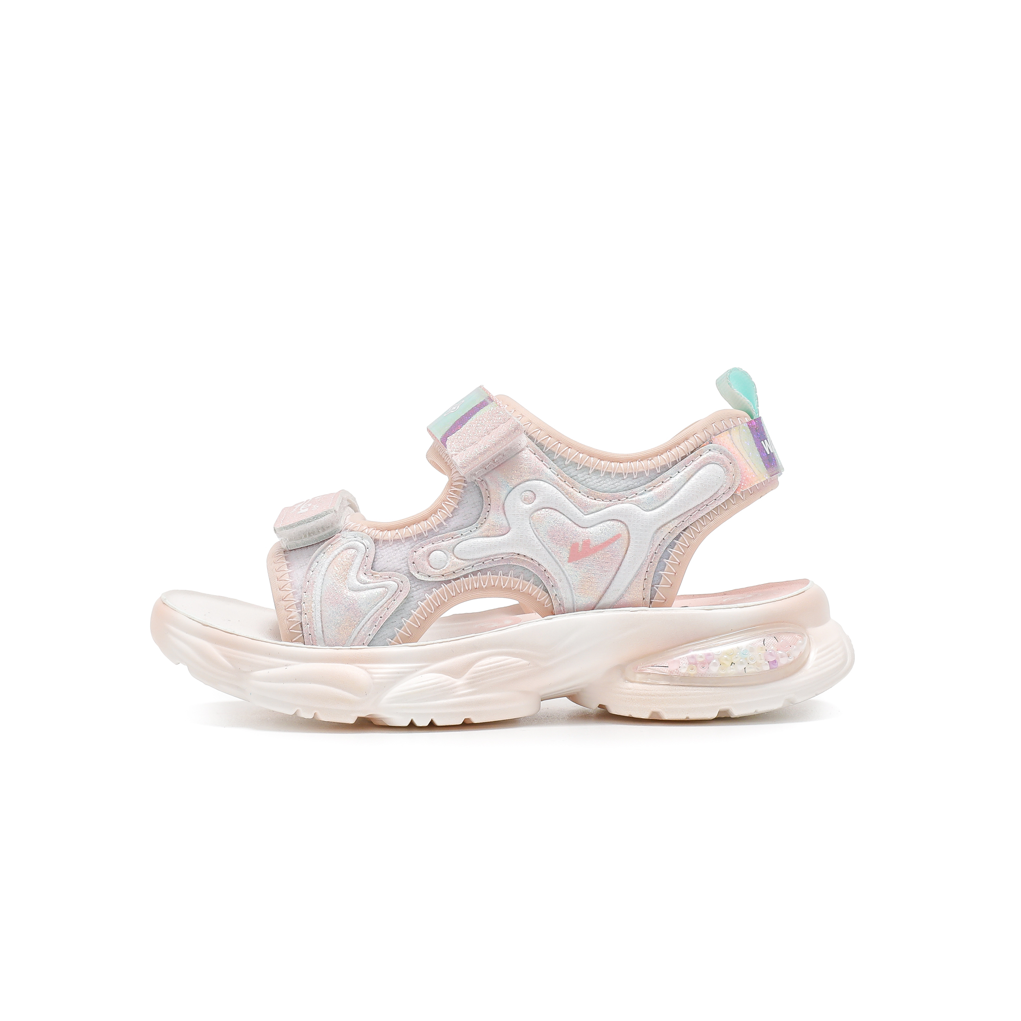 

Детские сандалии с низким верхом, нескользящие и дышащие WARRIOR, розовый