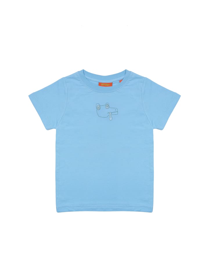 

Smiler. Футболка мини-смех. синего цвета, Синий, Smiler. Футболка мини-смех. синего цвета