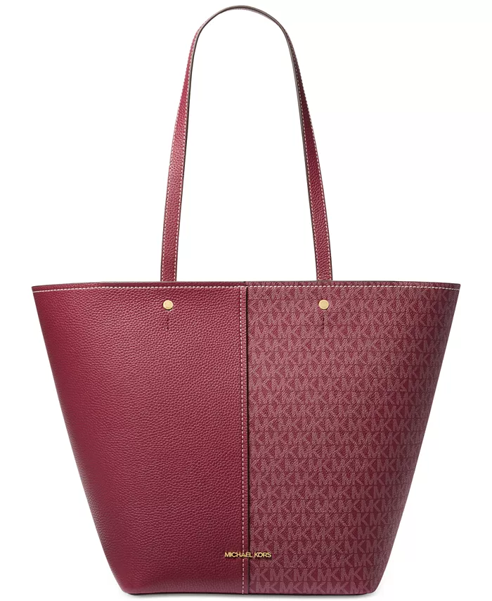 

Большая сумка-тоут Flora с застежкой-молнией Michael Kors, фиолетовый