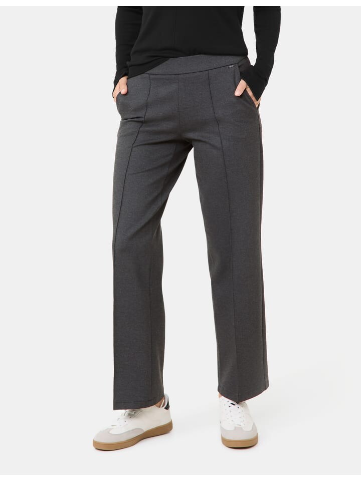 

Тканевые брюки Gerry Weber Freizeit lang, цвет grau-melange