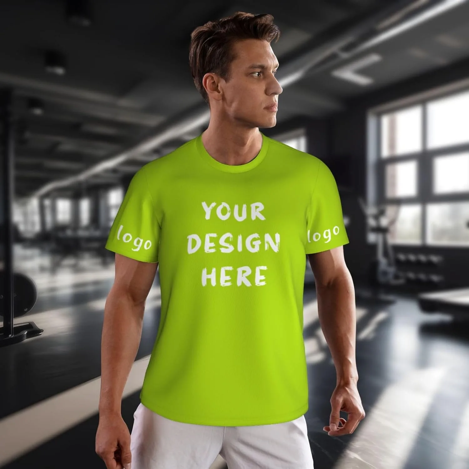 Футболка Custom для мужчин с именным принтом — фото 4