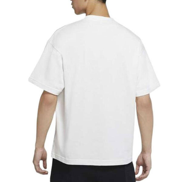 Футболка Nike Solo Swoosh Solid Color Round Neck Short Sleeve White, мультиколор — фото 4