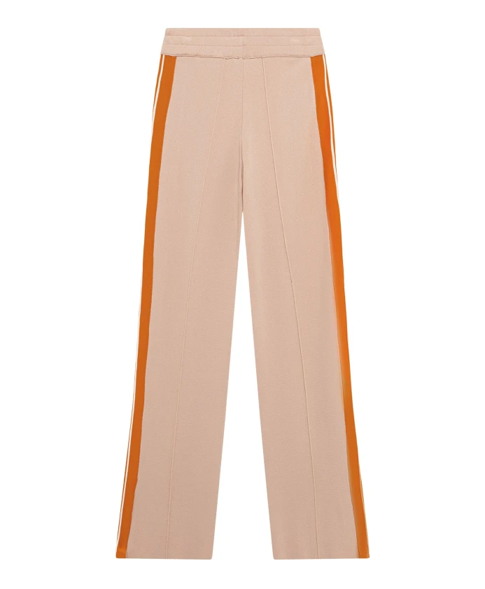 

Брюки из смесовой вискозы с логотипом Autry, розовый