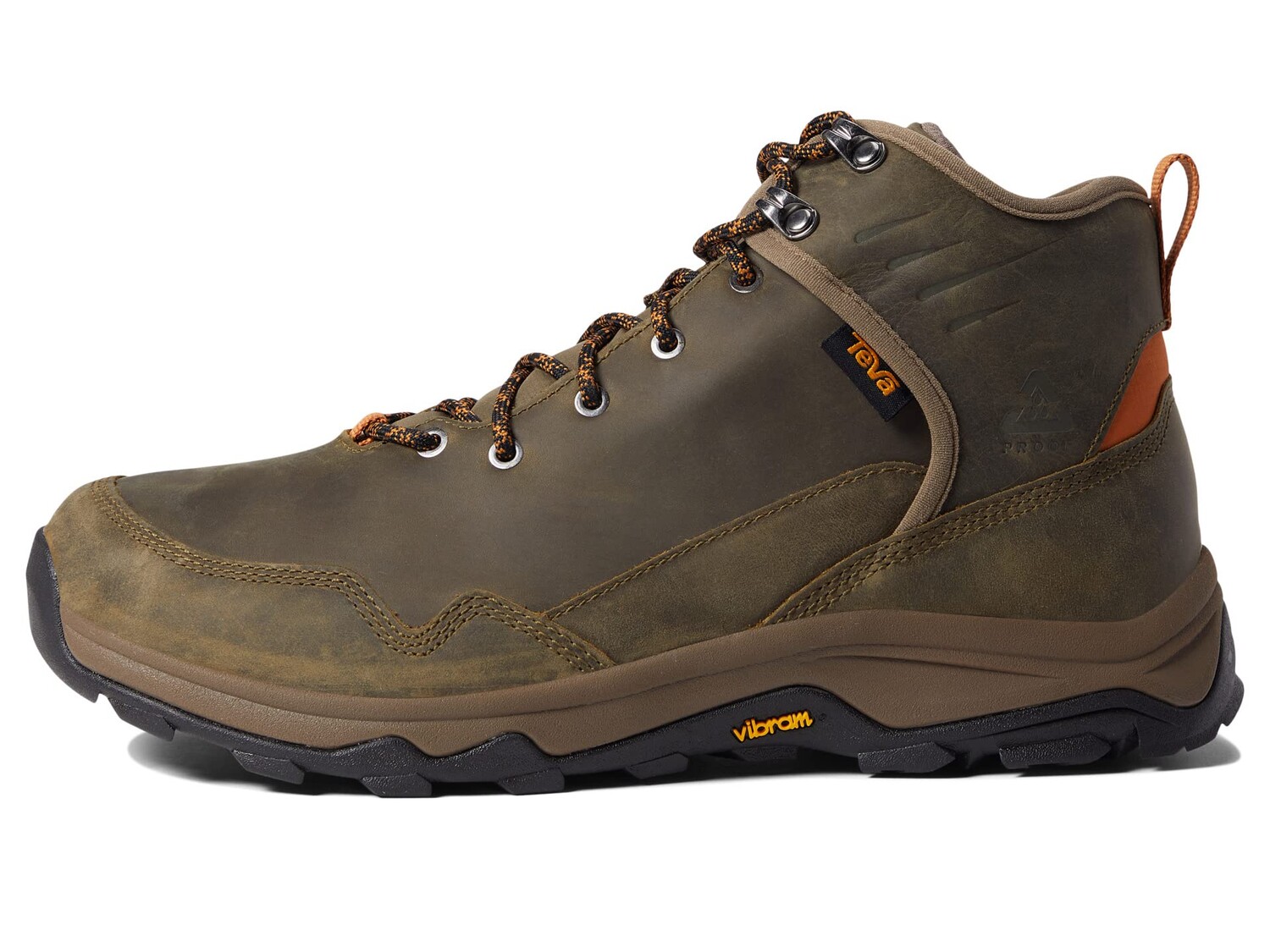 

Треккинговые ботинки Teva Riva Mid RP, темно-оливковый