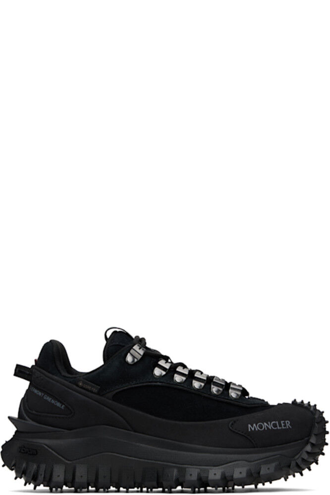 Черные кроссовки Trailgrip Apex из кожи и замши Moncler