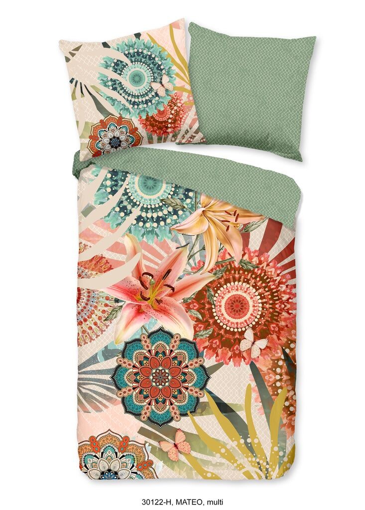 

Модное постельное белье с мандалами - Mateo - 155x220 см - 100% хлопок/сатин Muller Textil