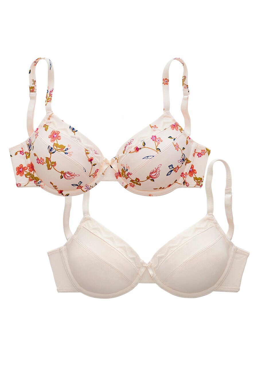 

Бюстгальтер на косточках PETITE FLEUR T-shirt Bra, белый