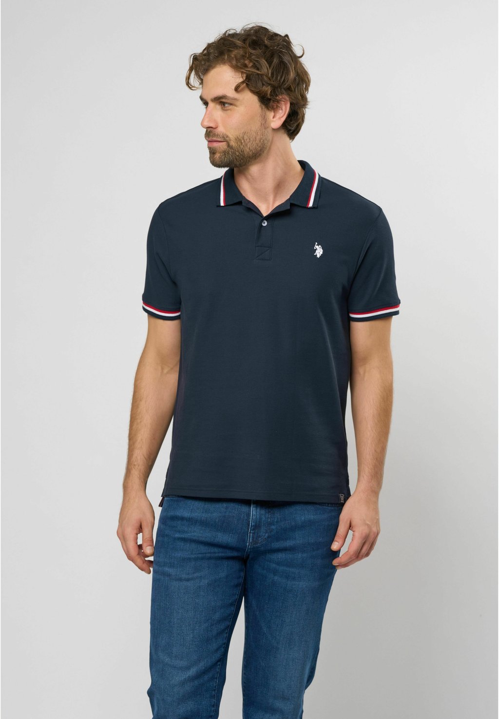 

Рубашка поло LIMITED ANNIVERSARY U.S. Polo Assn., темно-синий