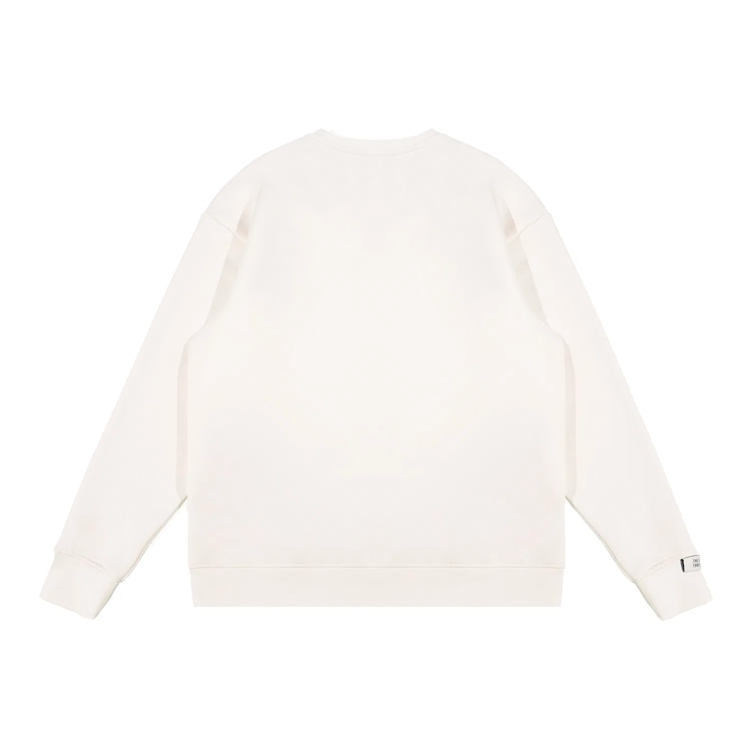 Свитшот LABEL Unisex белый с круглым вырезом, средней посадки Adidas, White — фото 4