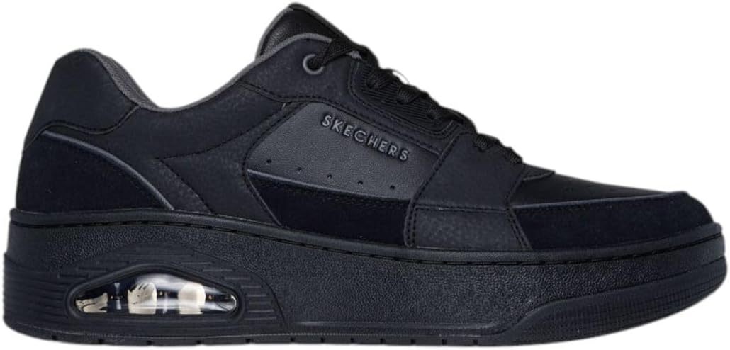 Кроссовки Skechers Mens Uno Court - Low Post Match, черный — фото 2
