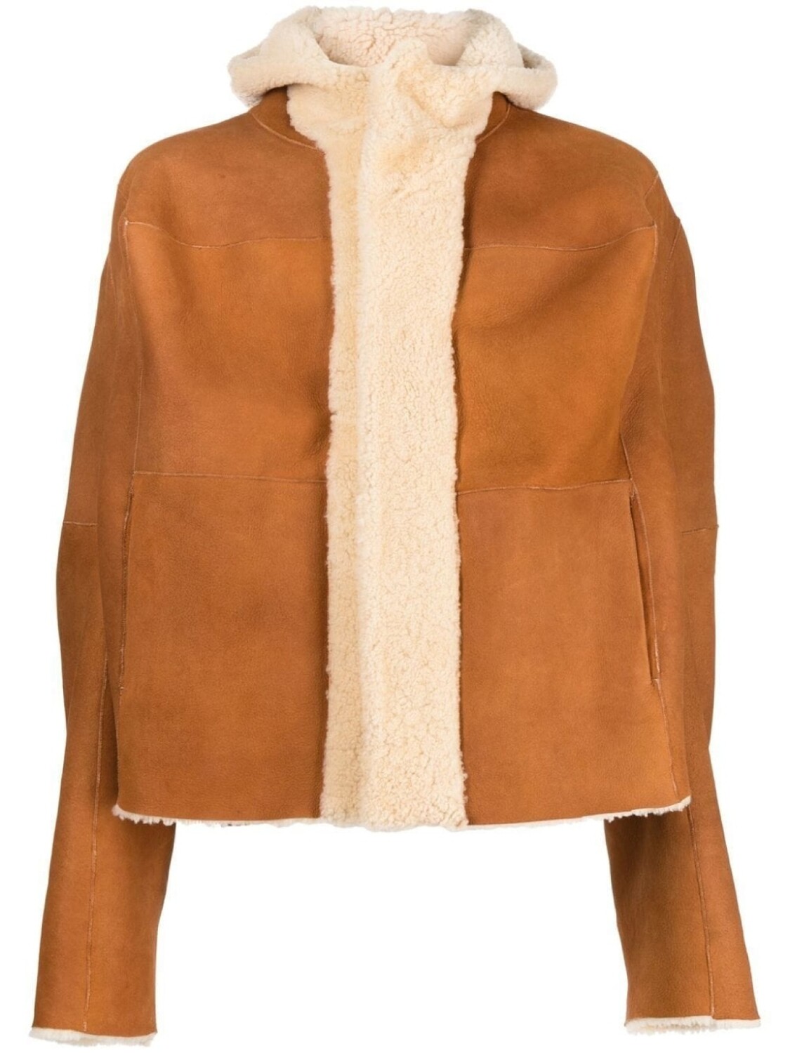 

Natasha Zinko куртка Shearling Bunnies, коричневый