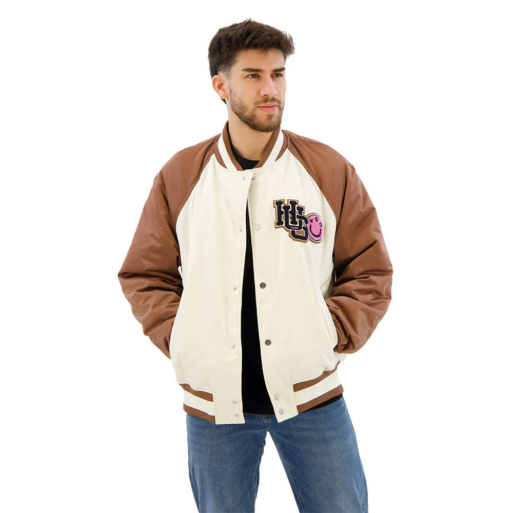 

Куртка HUGO Buckley 2431 BLUE bomber, коричневый