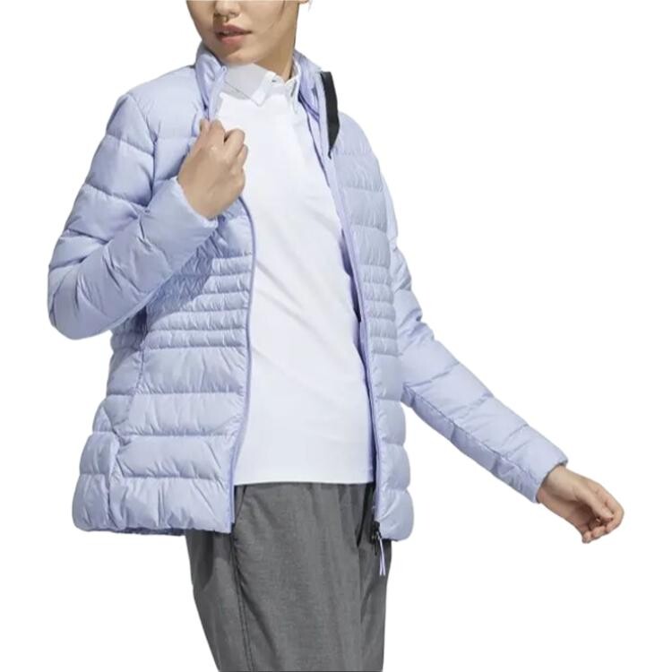 Стеганая куртка женская светло-фиолетовый Adidas — фото 3