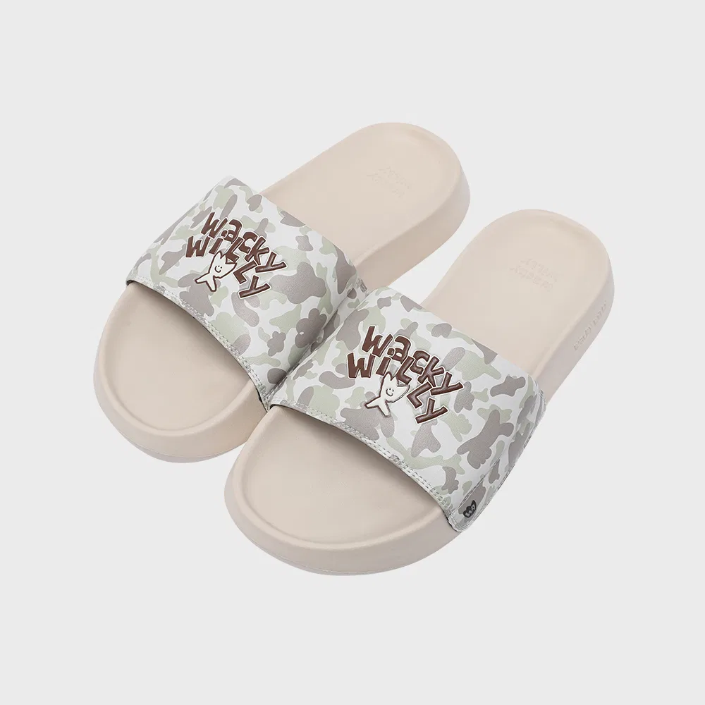 Мужские базовые слайды Kiki Basic Slide цвета овсянки от Wacky Willy