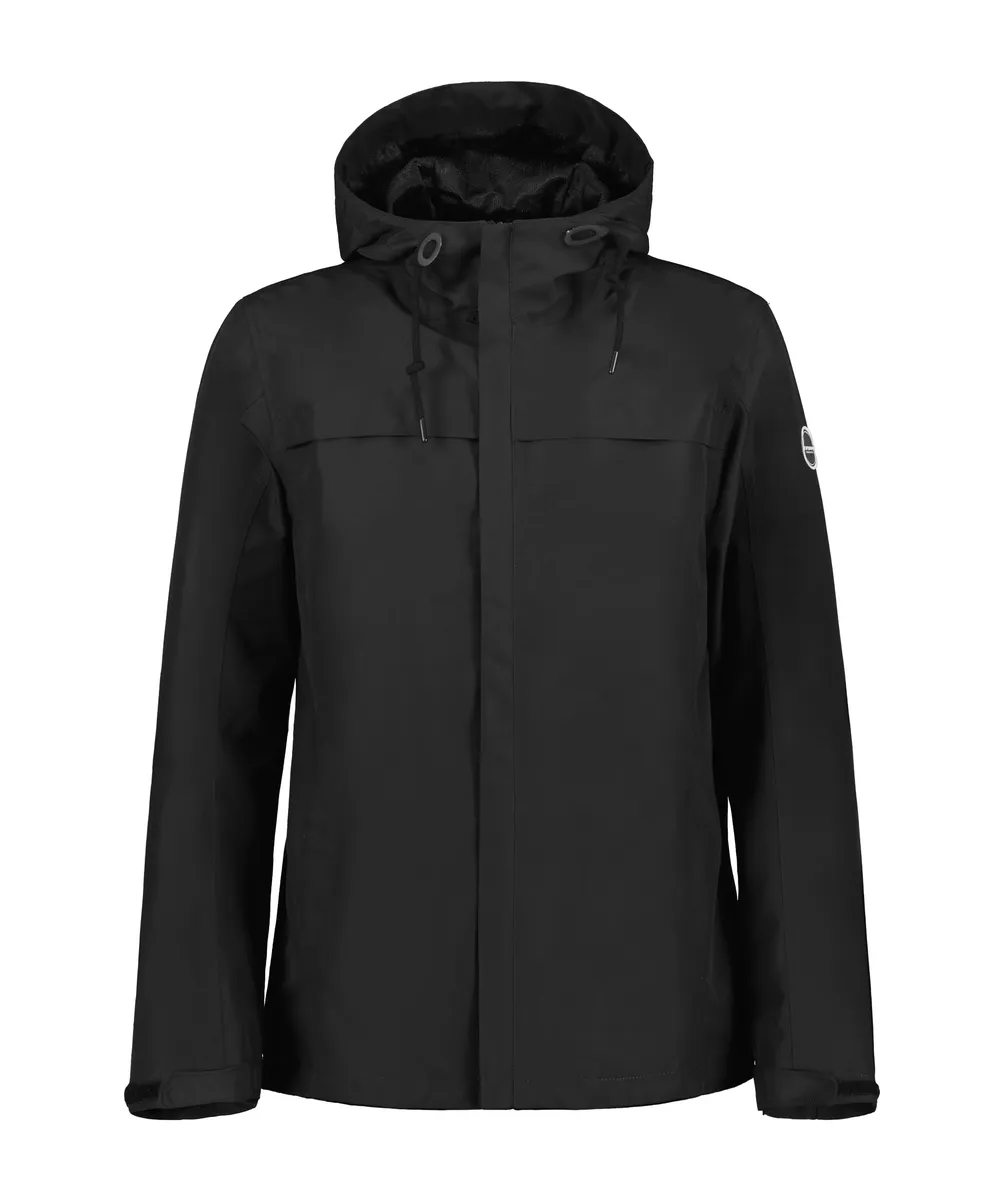 

Функциональная куртка Icepeak "H FUNKTIONSJACKE ATLANTA" с капюшоном, водонепроницаемая, ветрозащитная и дышащая, черный