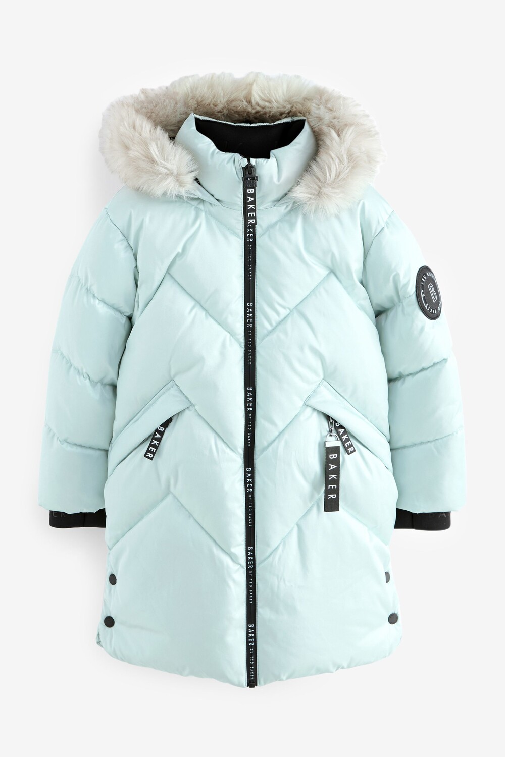 

Длинное утепленное пальто, устойчивое к дождю Baker By Ted Baker, зеленый