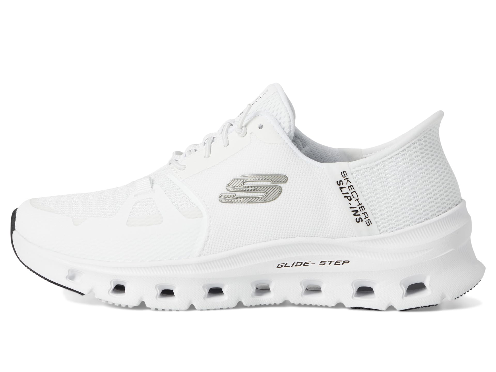 Кроссовки SKECHERS Glide Step Pro Hands Free Slip Ins, белый — фото 4