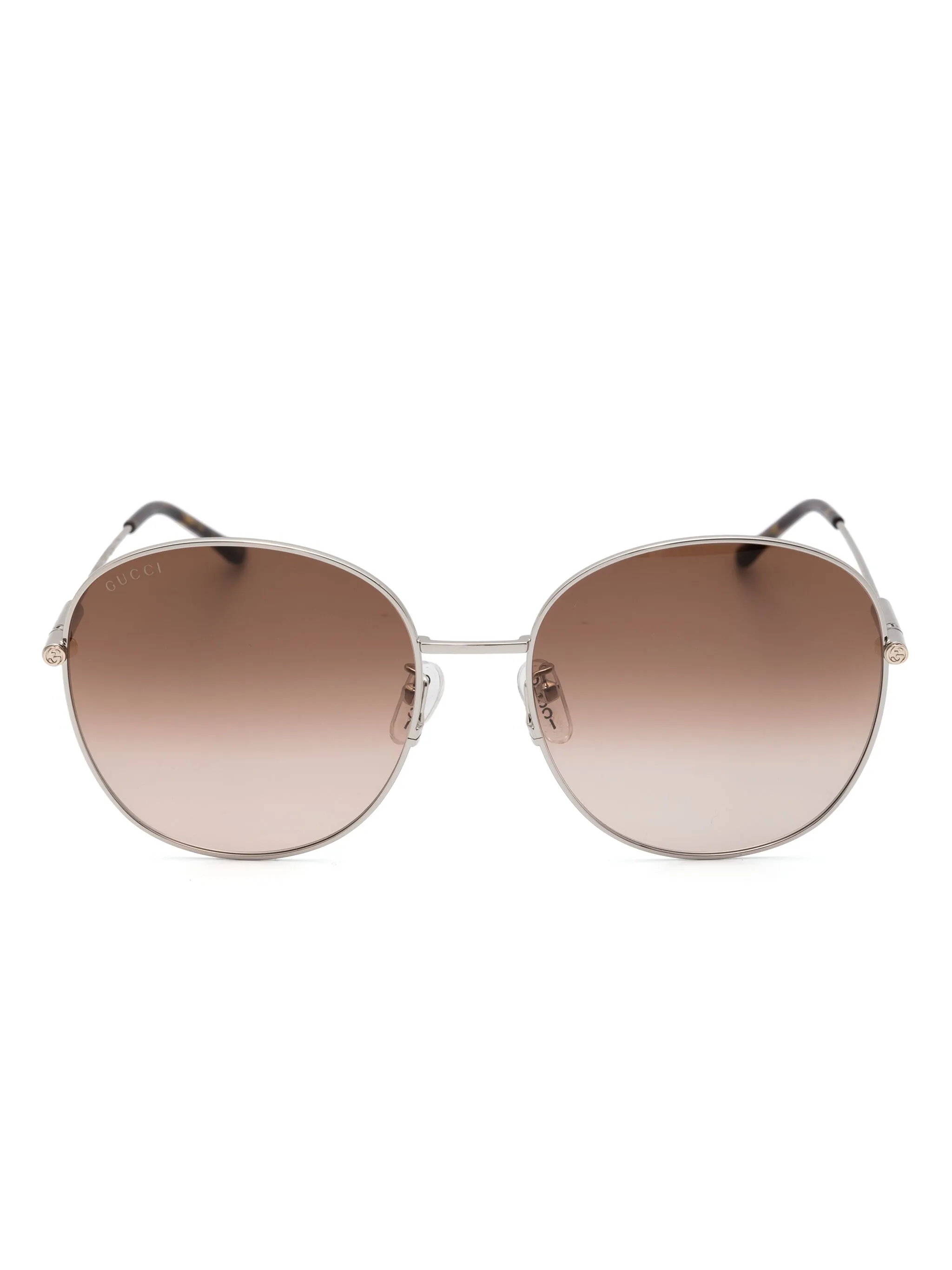 

Солнцезащитные очки-пилоты с эффектом градиента Gucci Eyewear, серебристый