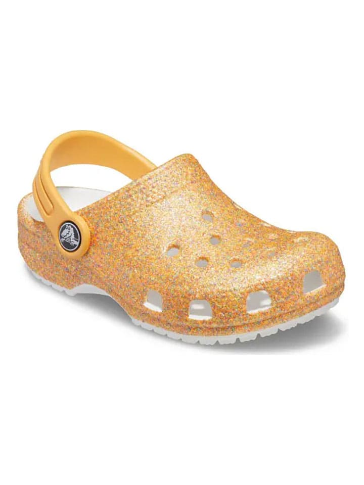 

Сабо Classic Glitter Crocs, оранжевый