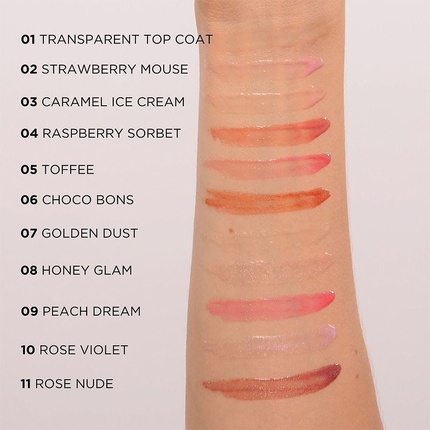 Питательный блеск для губ Diamond Glow Lip Luminizer с витамином С Eveline Cosmetics — фото 2