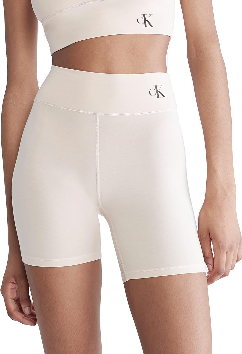 

Calvin Klein женские шорты для сна из натурального хлопка стретч Flex, Mudstone
