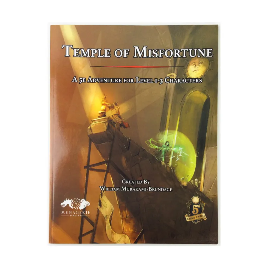 

Temple of Misfortune, Role Playing Games (Menagerie Press), мягкая обложка
