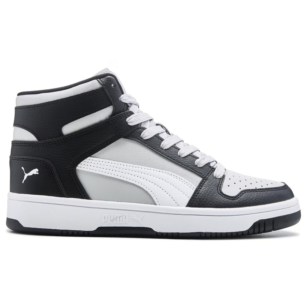 Кроссовки высокие Rebound Layup от Puma, grey/black/white — фото 2