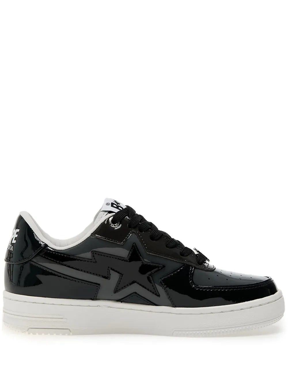 Лакированные кеды Sta Icon A BATHING APE, черный