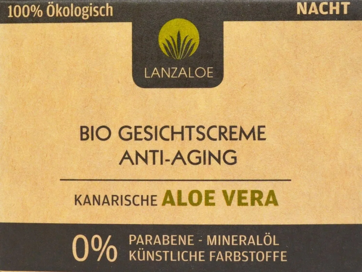 Крем для лица Lanzaloe — Органический антивозрастной ночной «Organic Anti-Ageing Face Cream» от, 50 мл — фото 3