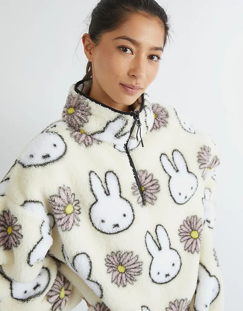 

Skinnydip London Miffy Flower длинный флис белого цвета