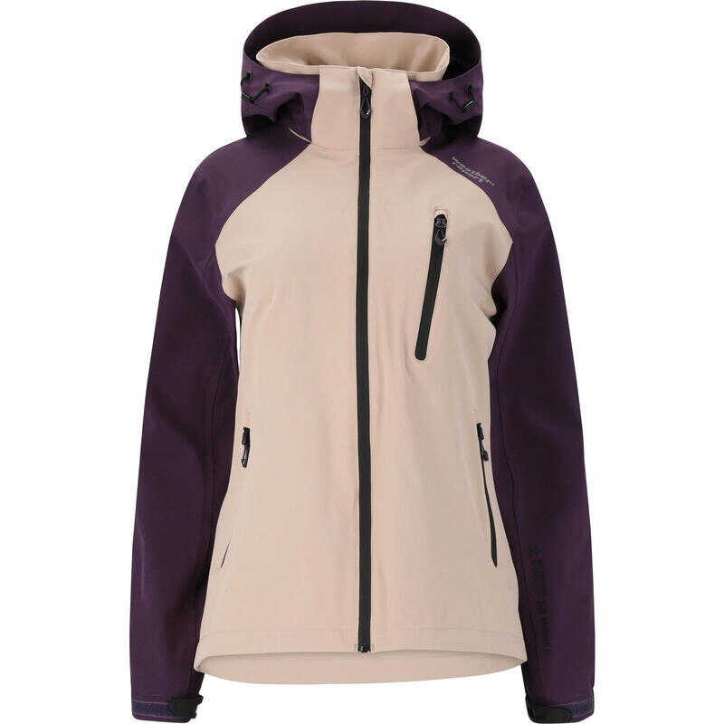 

Женский походный дождевик Weather Report, цвет beige/malvenfarben