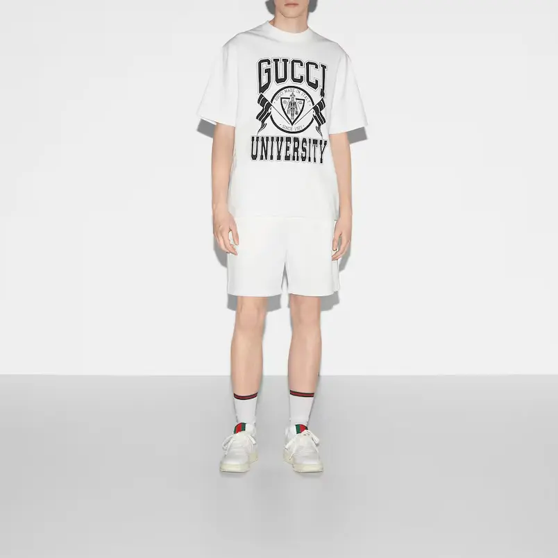 Футболка мужская Gucci белый — фото 2