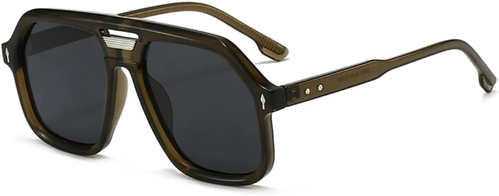 

Солнцезащитные очки с защитой UV400 | Градиентная синяя большая оправа | для женщин и мужчин, для занятий спортом на открытом воздухе и вождения DSVIGF, 09