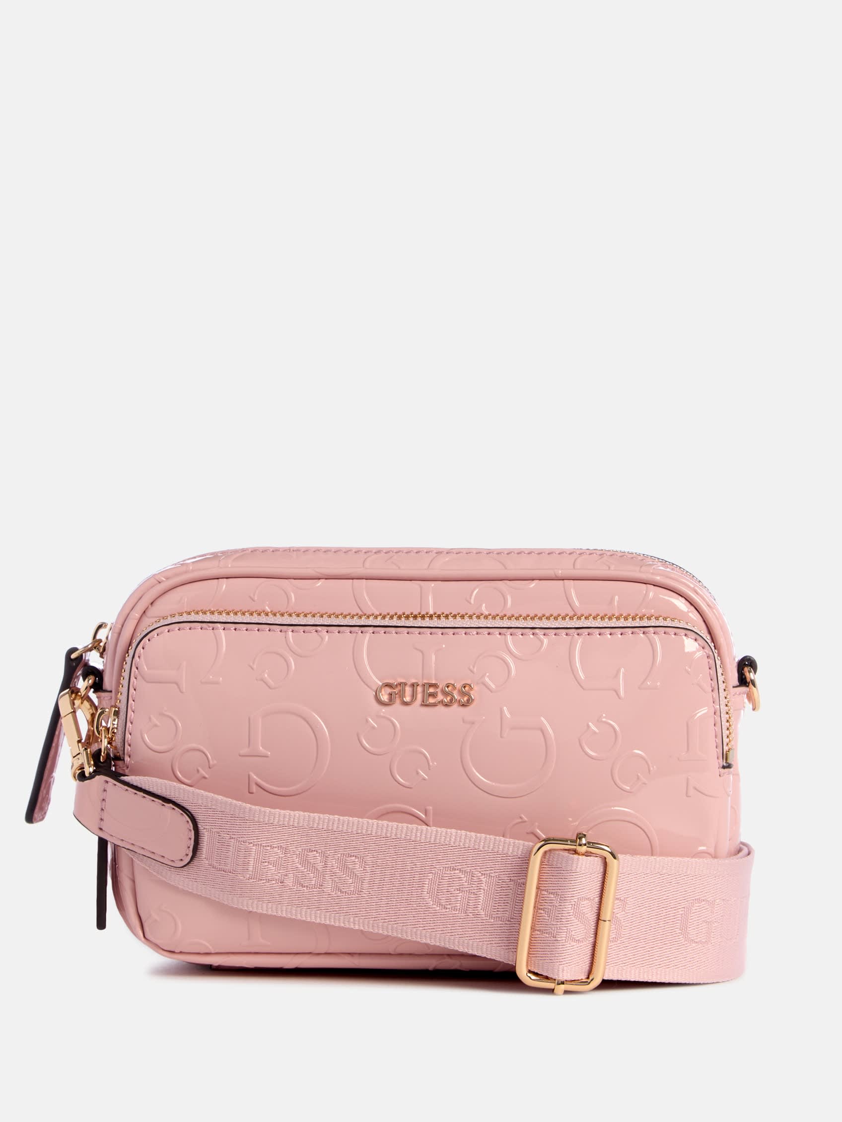 

Мини-сумка с тисненым логотипом Muir Guess Factory, красный