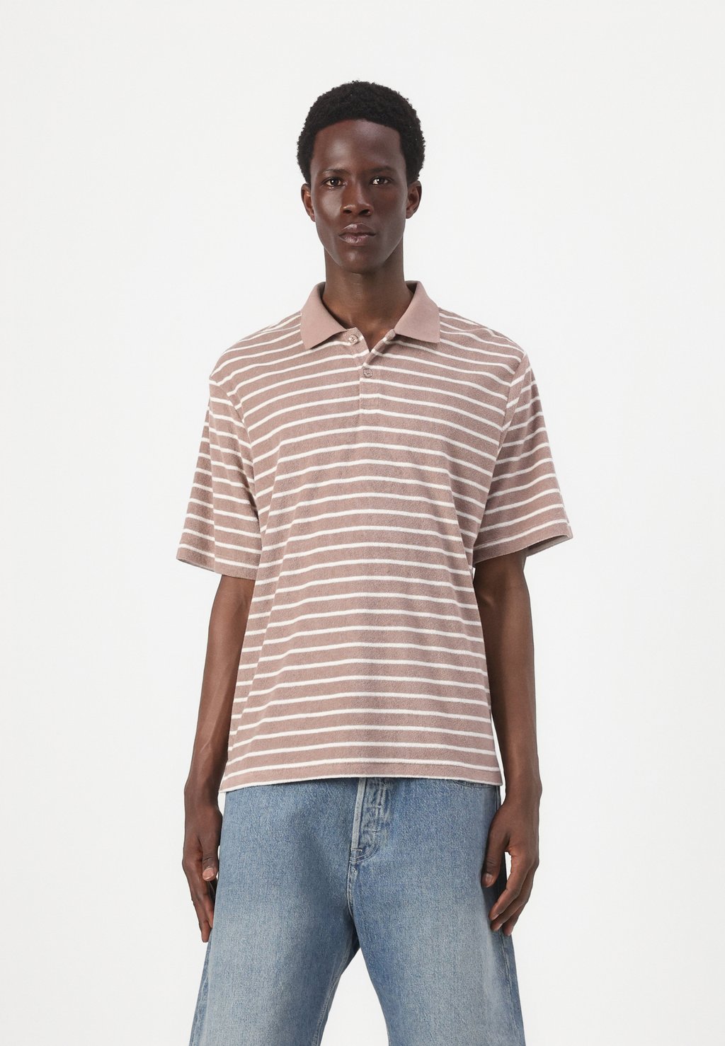 

Рубашка поло JORGEN STRIPED Jack & Jones, светло-коричневый