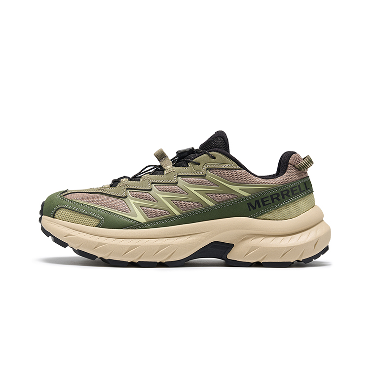

MERRELL Износостойкие низкие походные ботинки FREE STRIDE LITE, мужские, армейского зелено-серого цвета