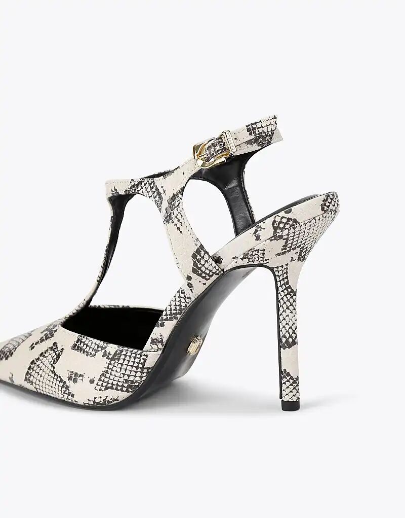 Туфли на каблуке Carvela Parade черного и белого цветов — фото 4