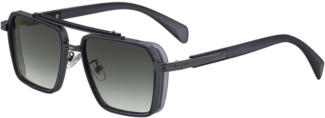 

Солнцезащитные очки в ретро-оправе – авангардный квадратный дизайн с защитой от УФ-излучения для мужчин, для вождения на открытом воздухе и создания стильного образа GDKPJDT, 7